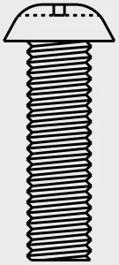 Round Head Plastic Screws